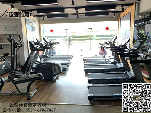 耀世娱乐体育旗舰店的跑步机和椭圆机